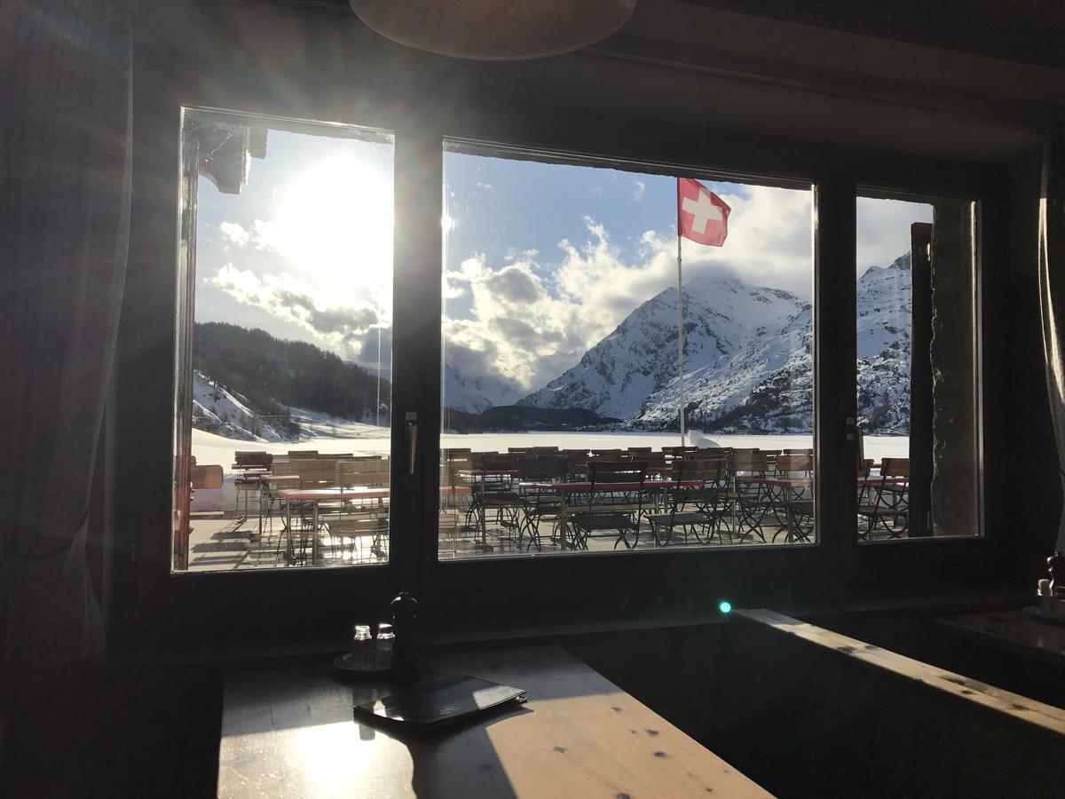 Hotel Ristorante Lagrev Maloja Exterior photo